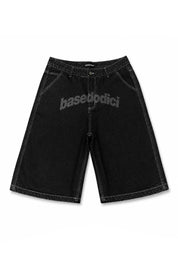 Jorts “CRUEL SEASON” Front Logo Raw Black 