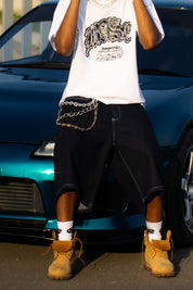Jorts “LIVE FAST” B12 Denim Raw 