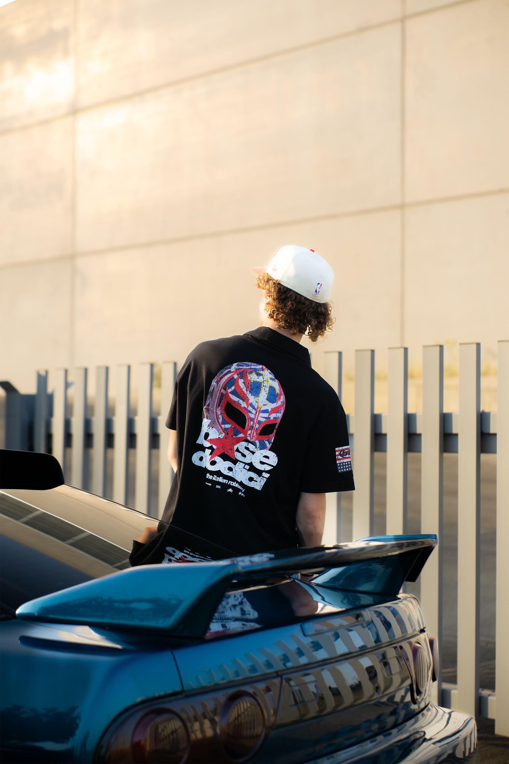 “LIVE FAST” Robbery Black Polo