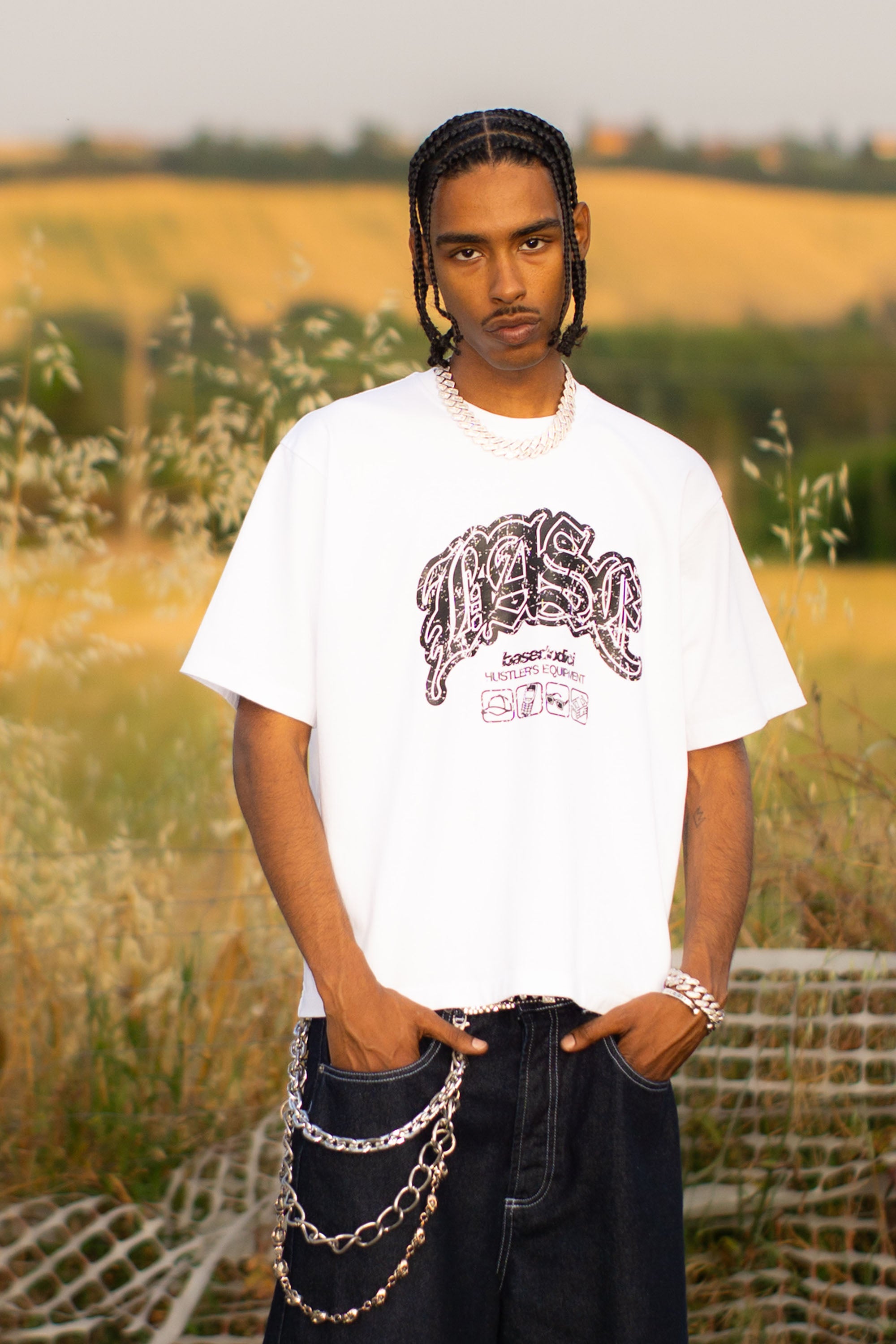 “LIVE FAST” T-Shirt GTA White