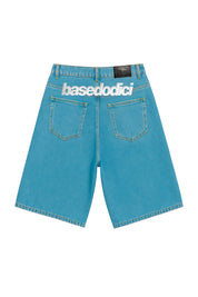 Jorts “CRUEL SEASON” Back Logo Light Blue 