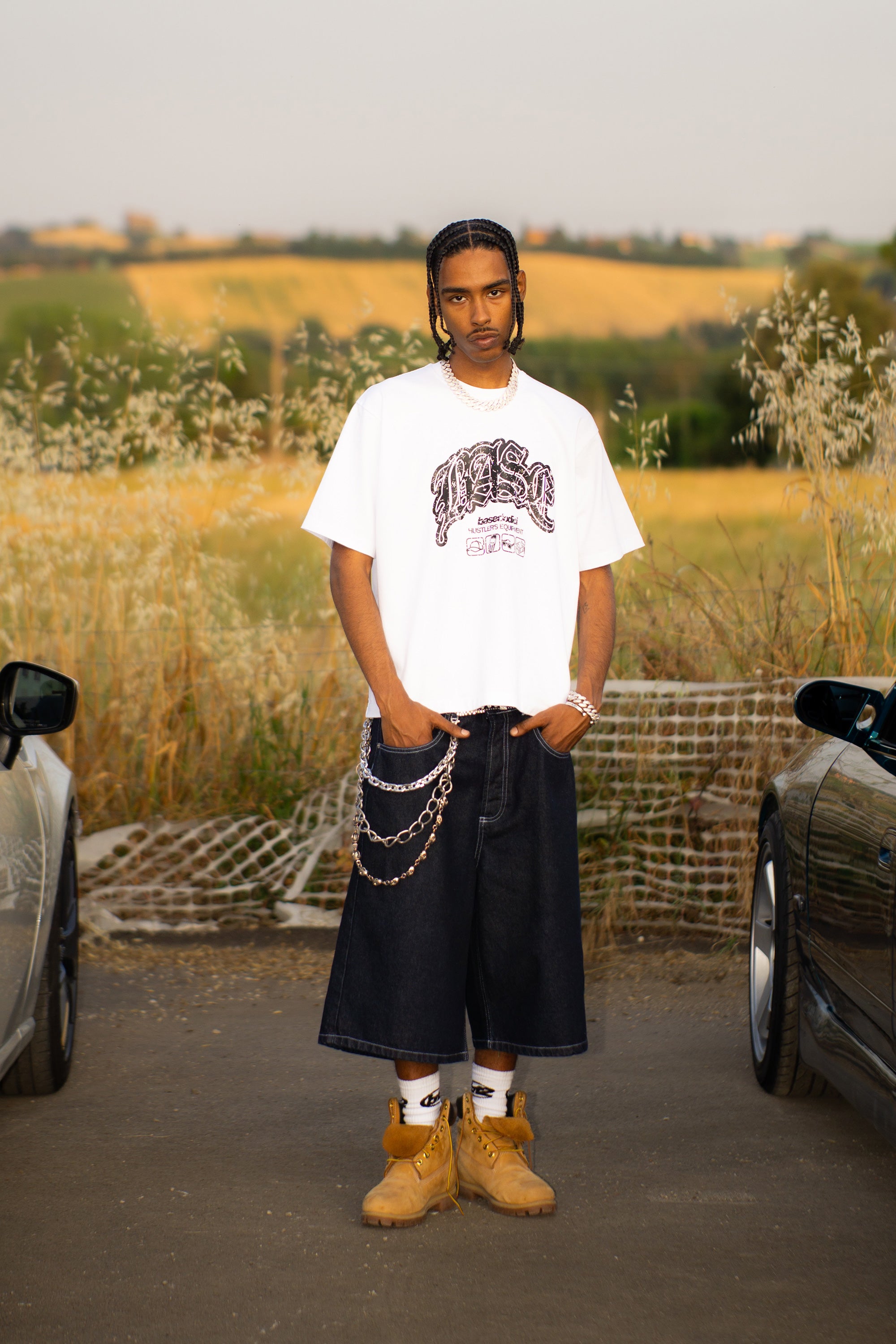 Jorts “LIVE FAST” B12 Denim Raw 