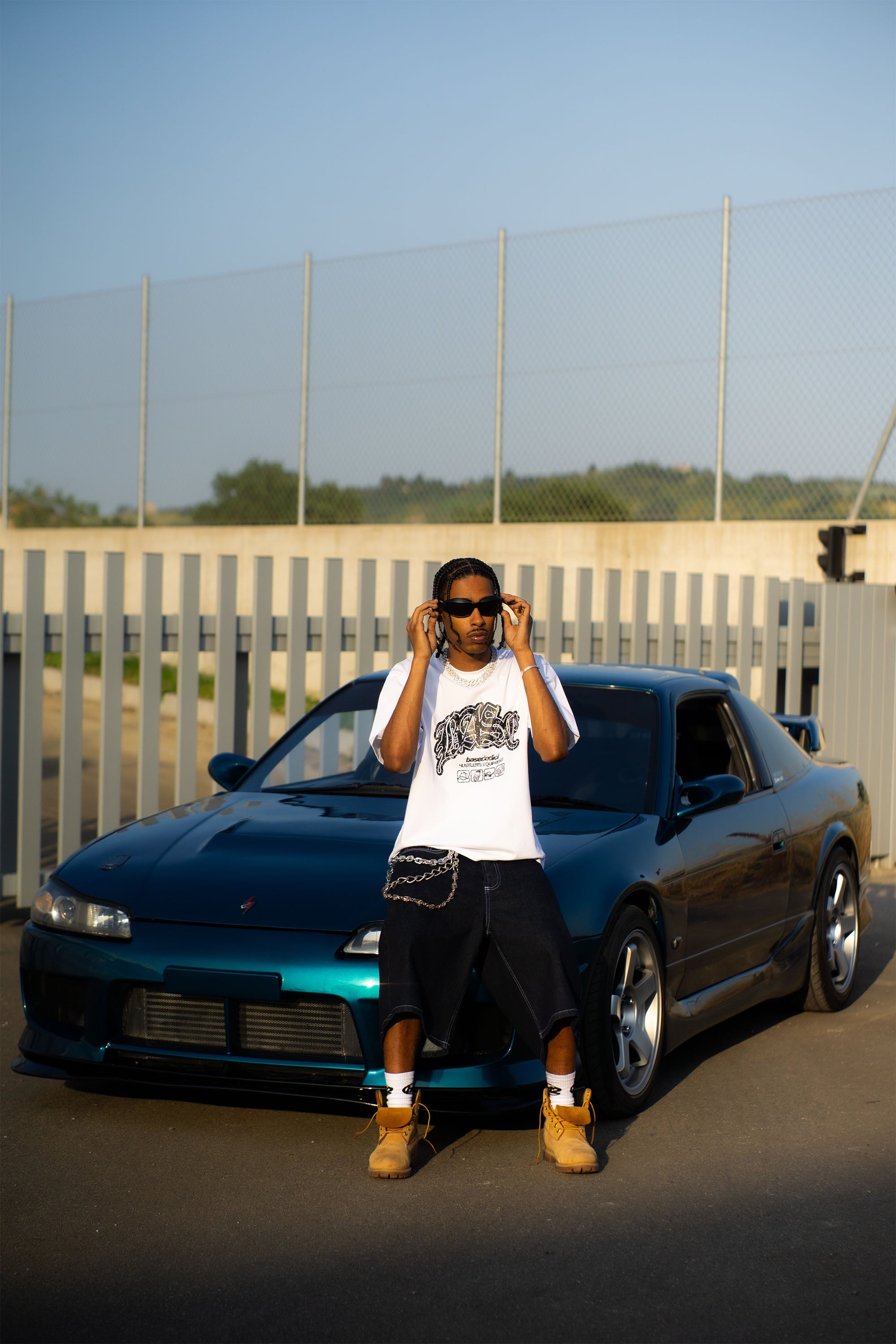 “LIVE FAST” T-Shirt GTA White