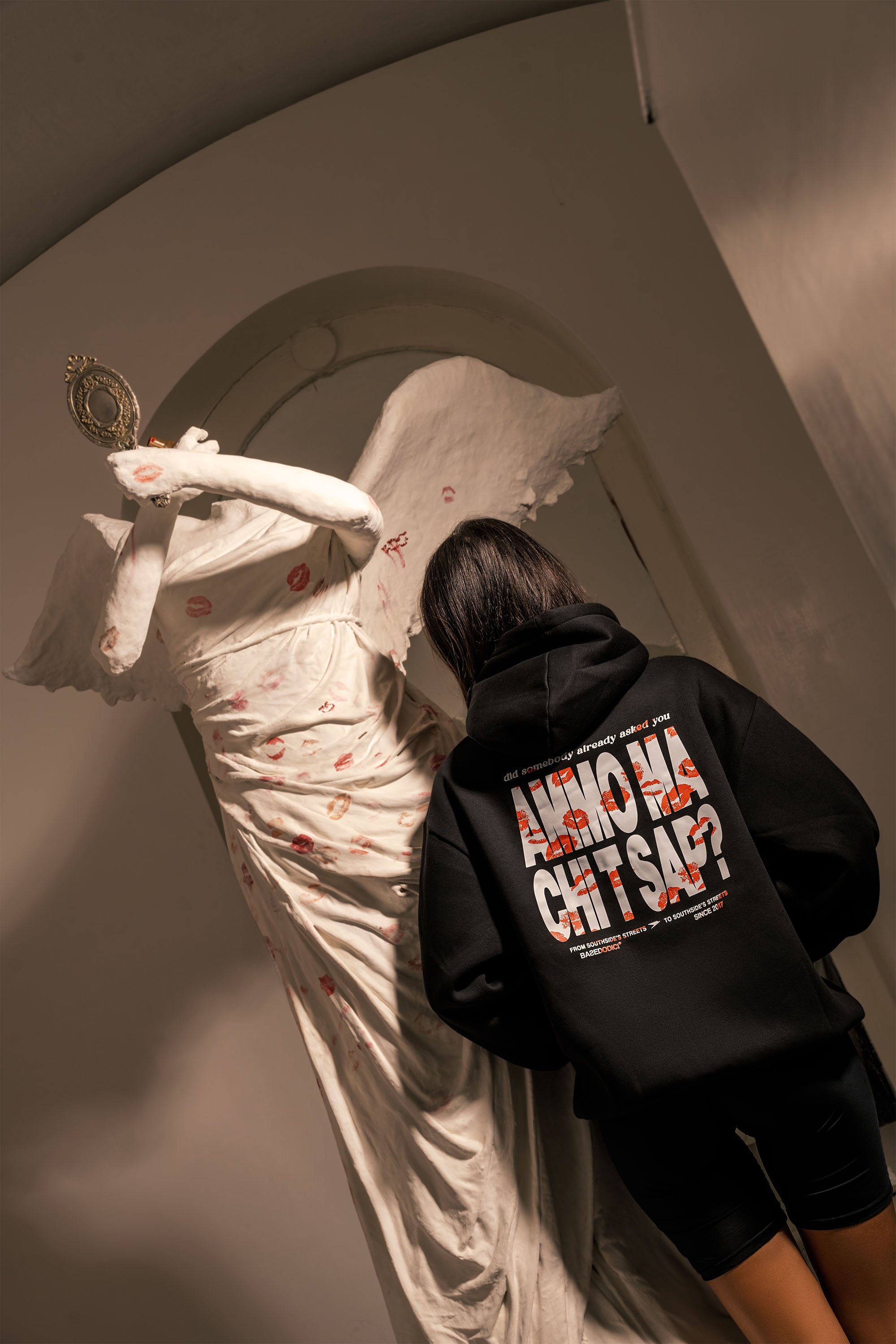 Hoodie “AMMO” CHI'T'SAP Black/Kiss