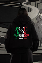 Hoodie "SAMURAIJAYxBASEDODICI" TuttoSbagliato Black/ITA
