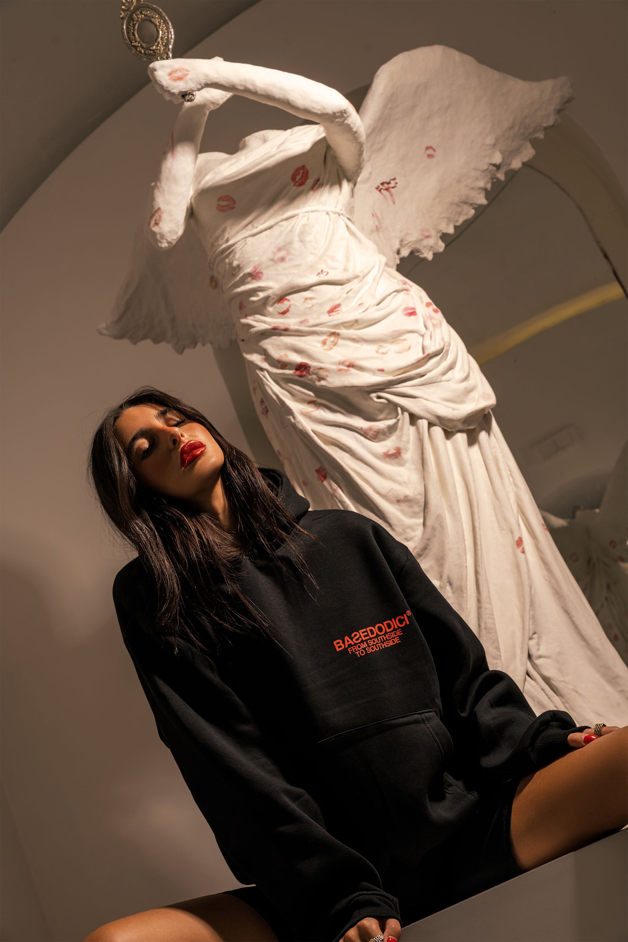 Hoodie “AMMO” CHI'T'SAP Black/Kiss