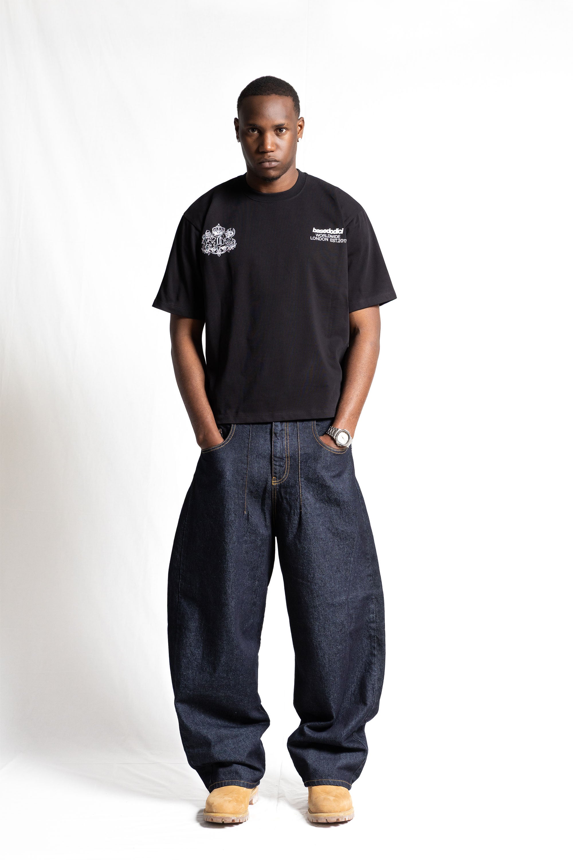 "RUDEBOY LDN" T-Shirt NotBought Black