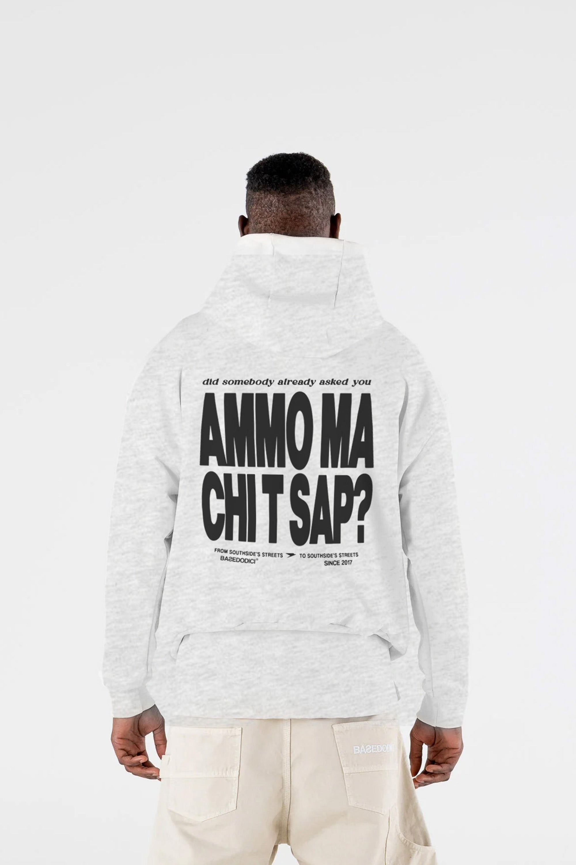 "AMMO" CHI'T'SAP Hoodie Grey 