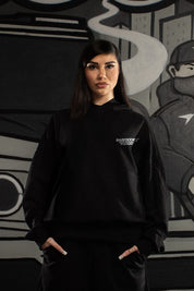 Hoodie “AMMO” CHI'T'SAP Black/Cow Grey