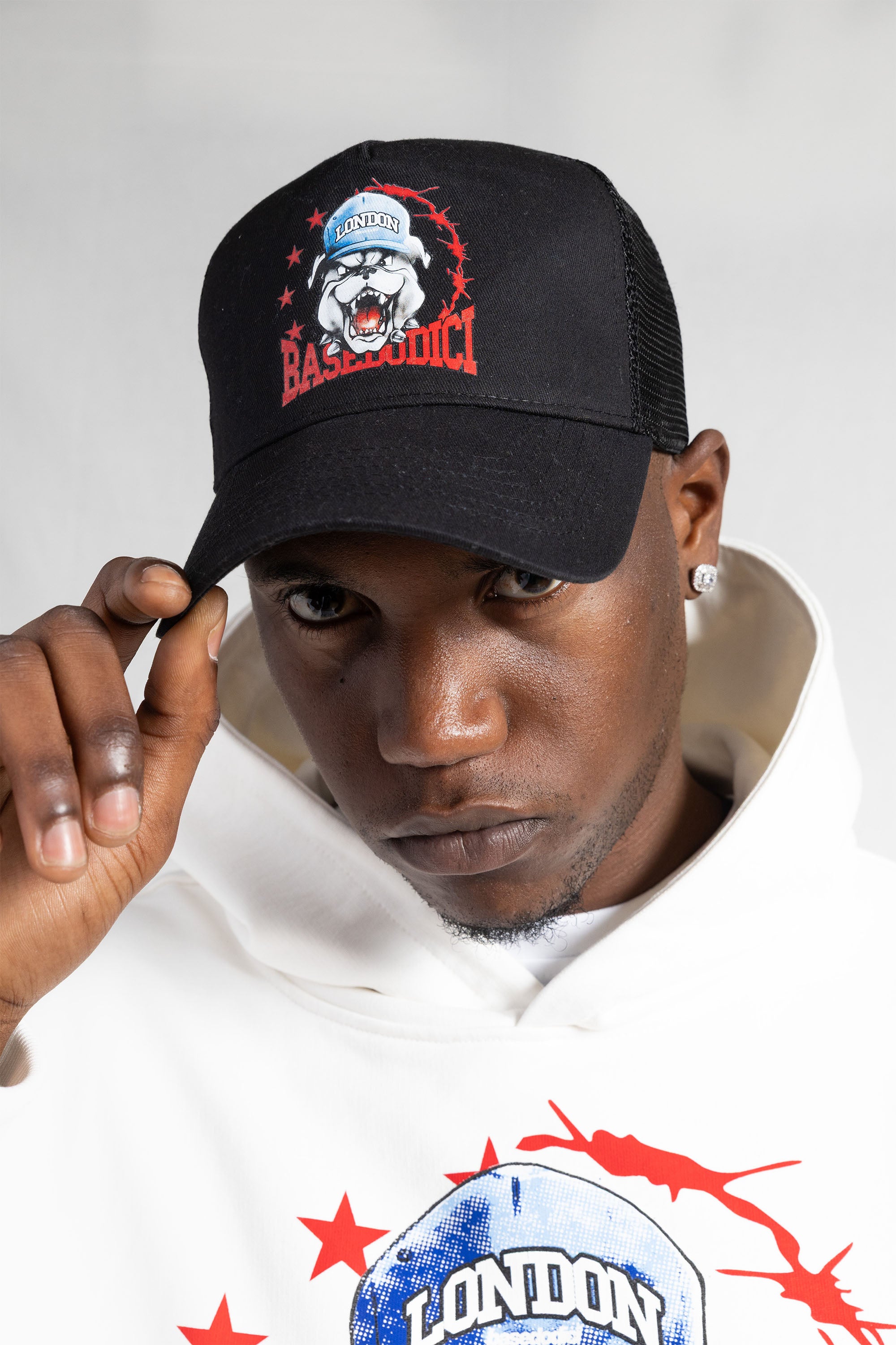 "RUDEBOY LDN" Cap Bull Black