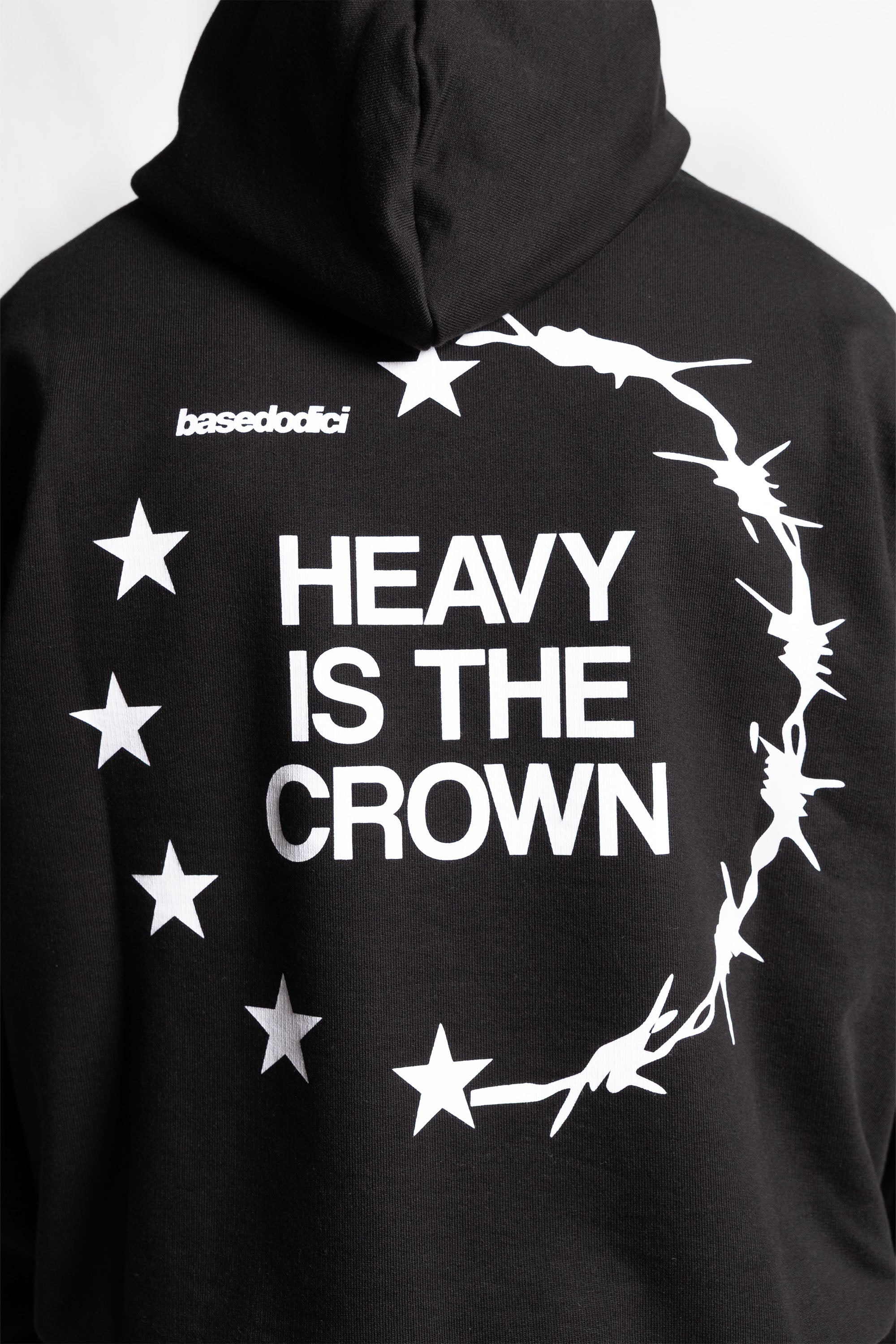 "RUDEBOY LDN" Hoodie Crown Black