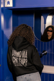 Hoodie "AMMO" CHI'T'SAP Black/Glitter
