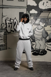 Hoodie "TEAM012" Back 12 AshGrey/Black