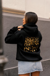 Hoodie “AMMO” CHI'T'SAP Black/Animalier Yellow
