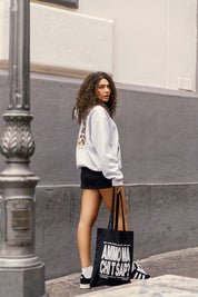 Hoodie “AMMO” CHI'T'SAP Ash Grey/Animalier Yellow