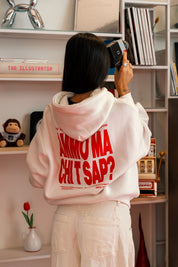 Hoodie “AMMO” CHI'T'SAP White/Red