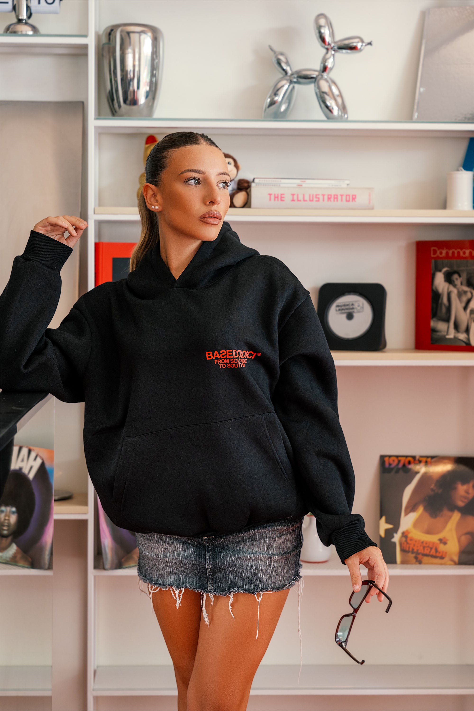 Hoodie “AMMO” CHI'T'SAP Black/Red