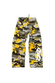 Cargo Pants “THECRUISE” Camo/Yellow