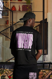 T-Shirt "AMMO" CHI'T'SAP Black/FurryPink