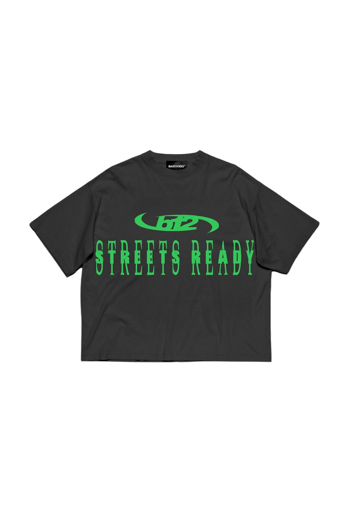 T-Shirt “TRIBUTE CARTI" Black/Green
