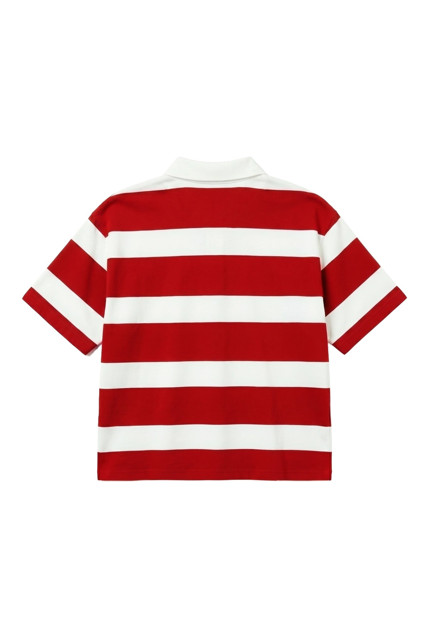 Polo "LAST DELIVERY" BASE Stripe White/Red
