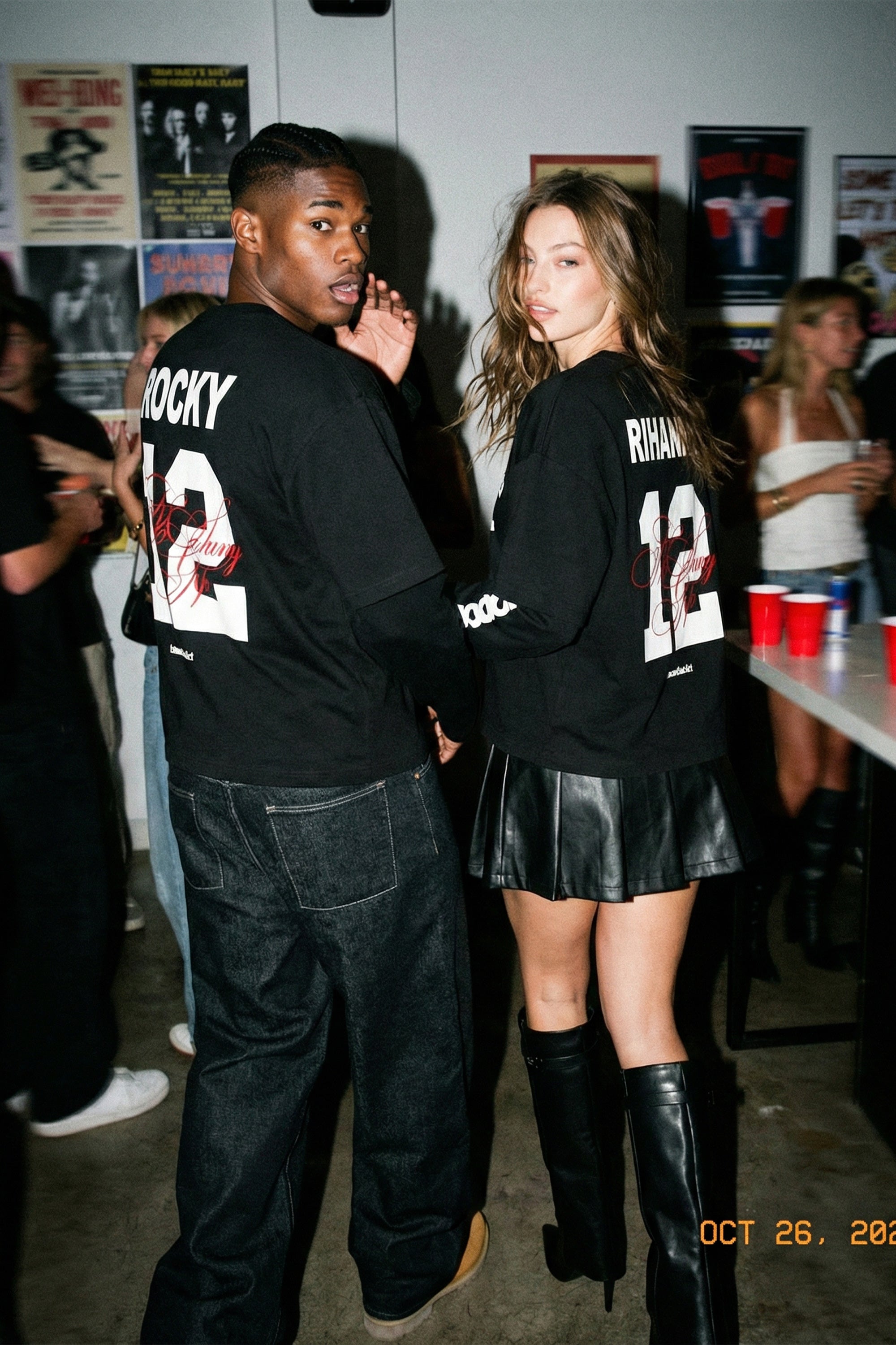 Longsleeve "VALENTINE" Rihanna Black