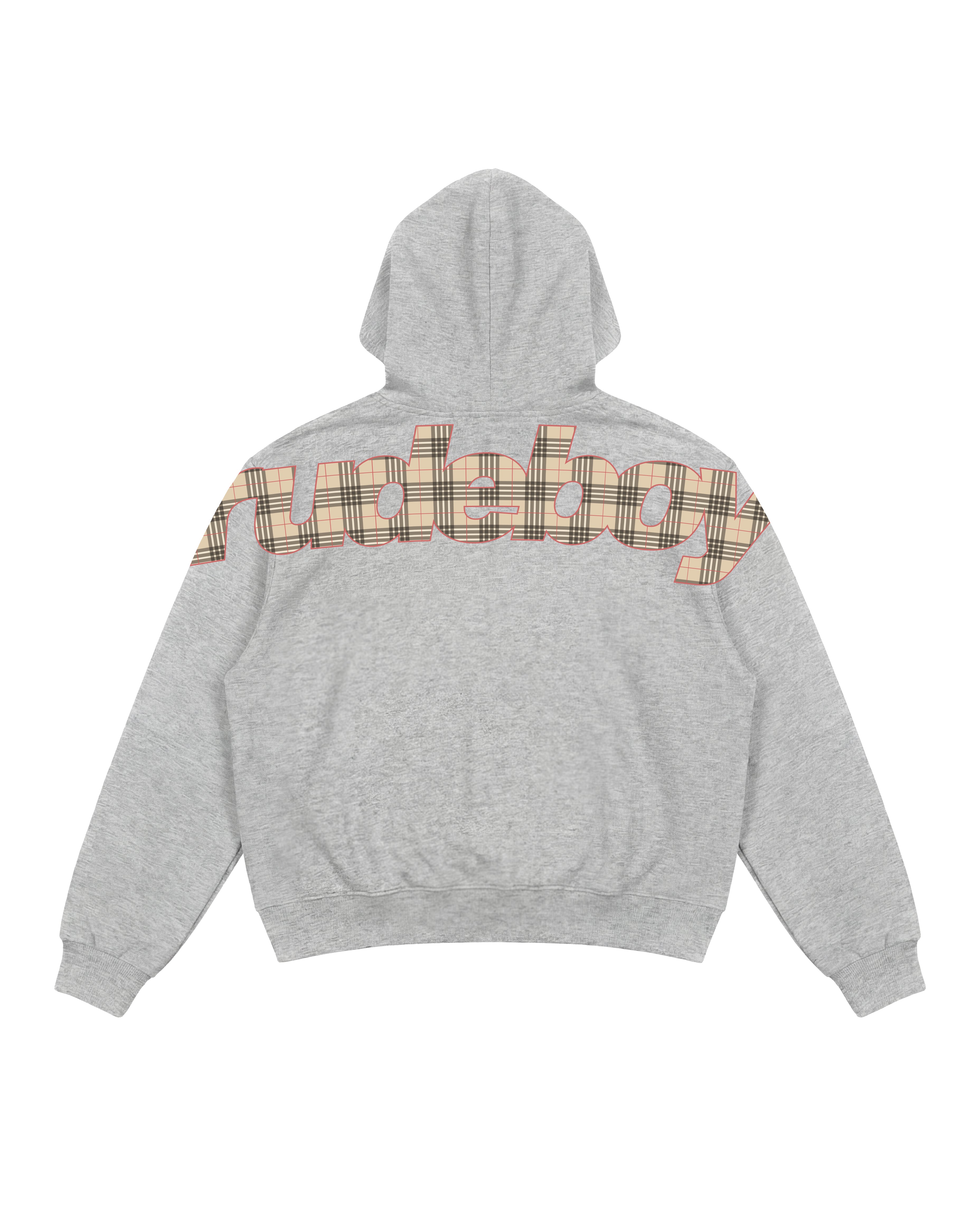 Hoodie "RUDEBOY LDN" RudeBoy Ash Grey