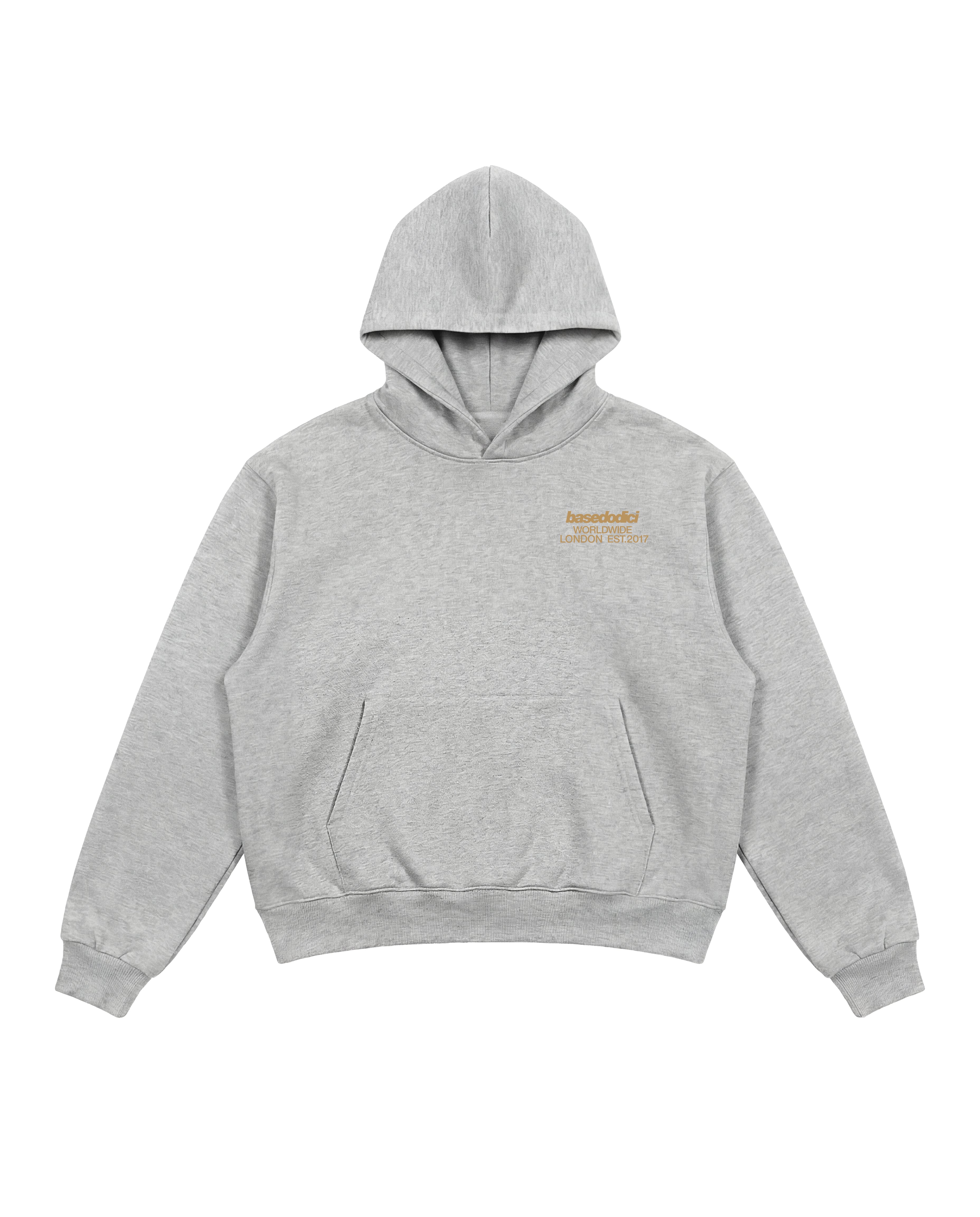 Hoodie "RUDEBOY LDN" RudeBoy Ash Grey