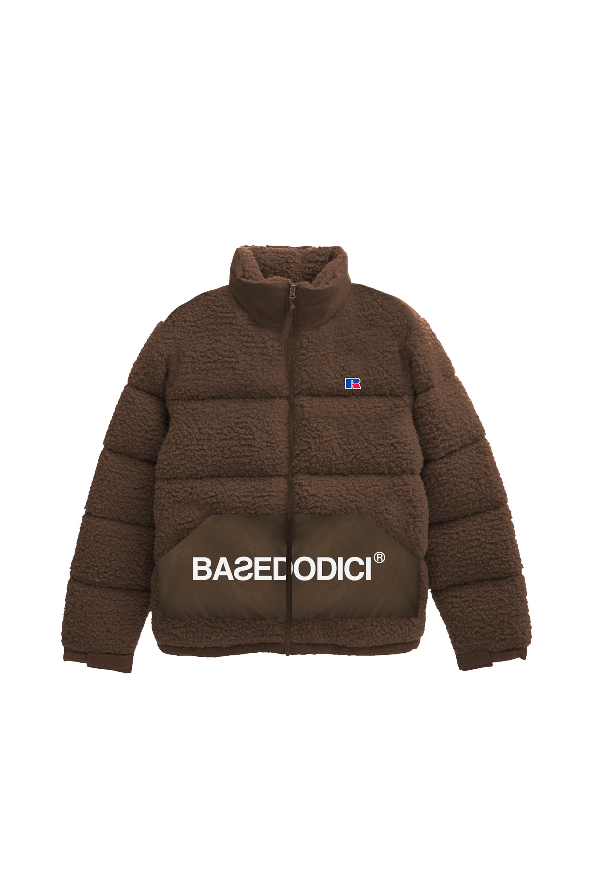 Puffy Sherpa Jacket "RUSSELLxBASEDODICI" Brown