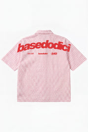 Shirt "SUMMER CLUB" ShoulderLogo Checked/Rose