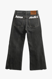 "RUDEBOY LDN" Side Zip Denim Stone Washed