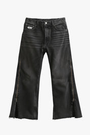 "RUDEBOY LDN" Side Zip Denim Stone Washed