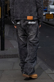 Look "RUDEBOY LDN" Side Zip Stone Washed