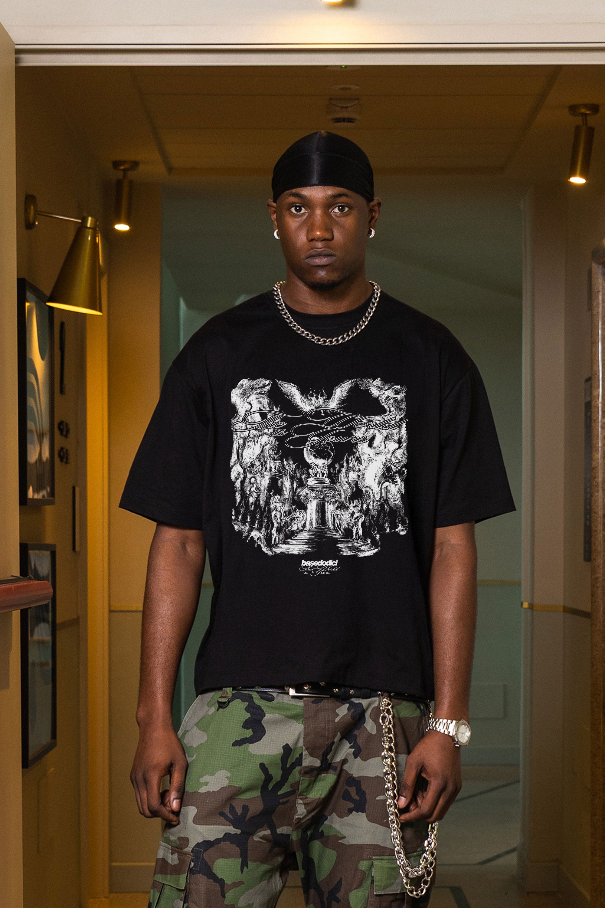 T-Shirt "WORLD TOUR" Scarface Black