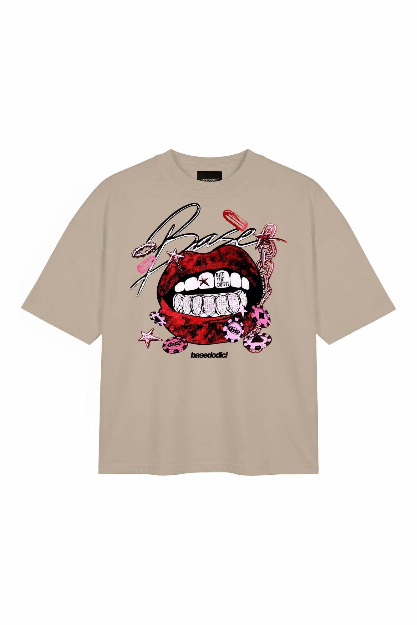 T-Shirt "B12LAB" BiteTheDust Beige