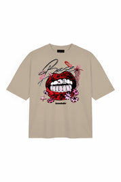 T-Shirt "B12LAB" BiteTheDust Beige