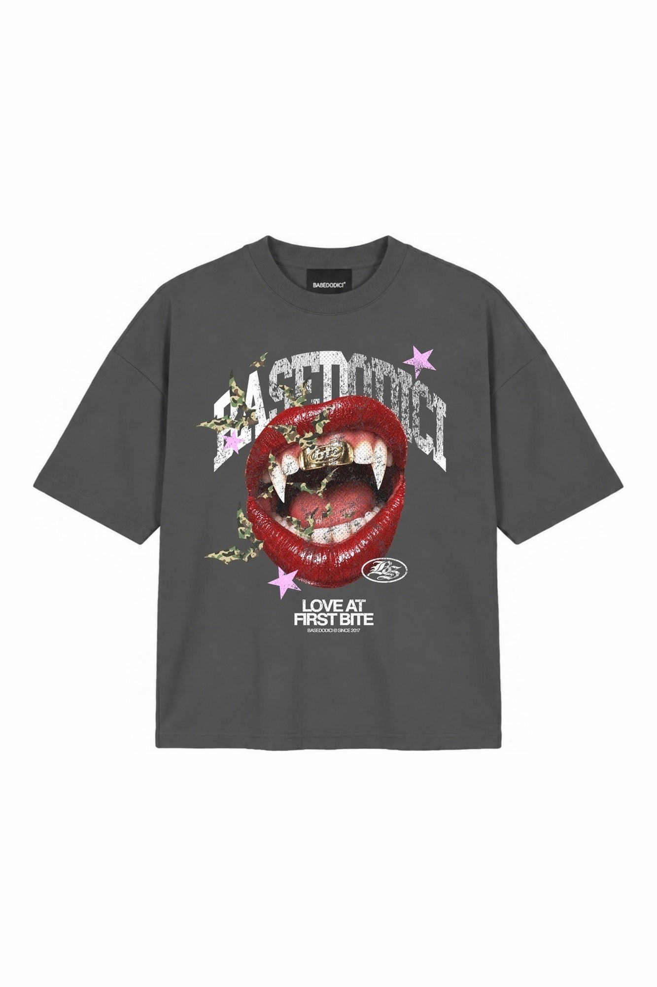 T-Shirt "B12LAB" LoveBite Charcoal