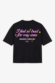 T-Shirt "B12LAB" MyExes Black/Pink