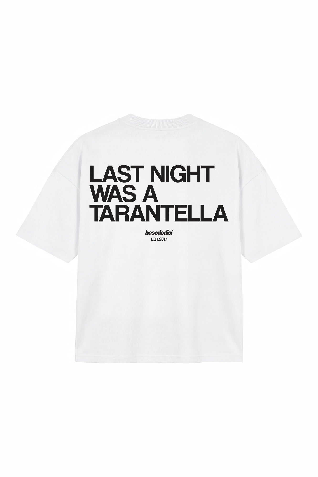 T-Shirt "B12LAB" Tarantella White/Black