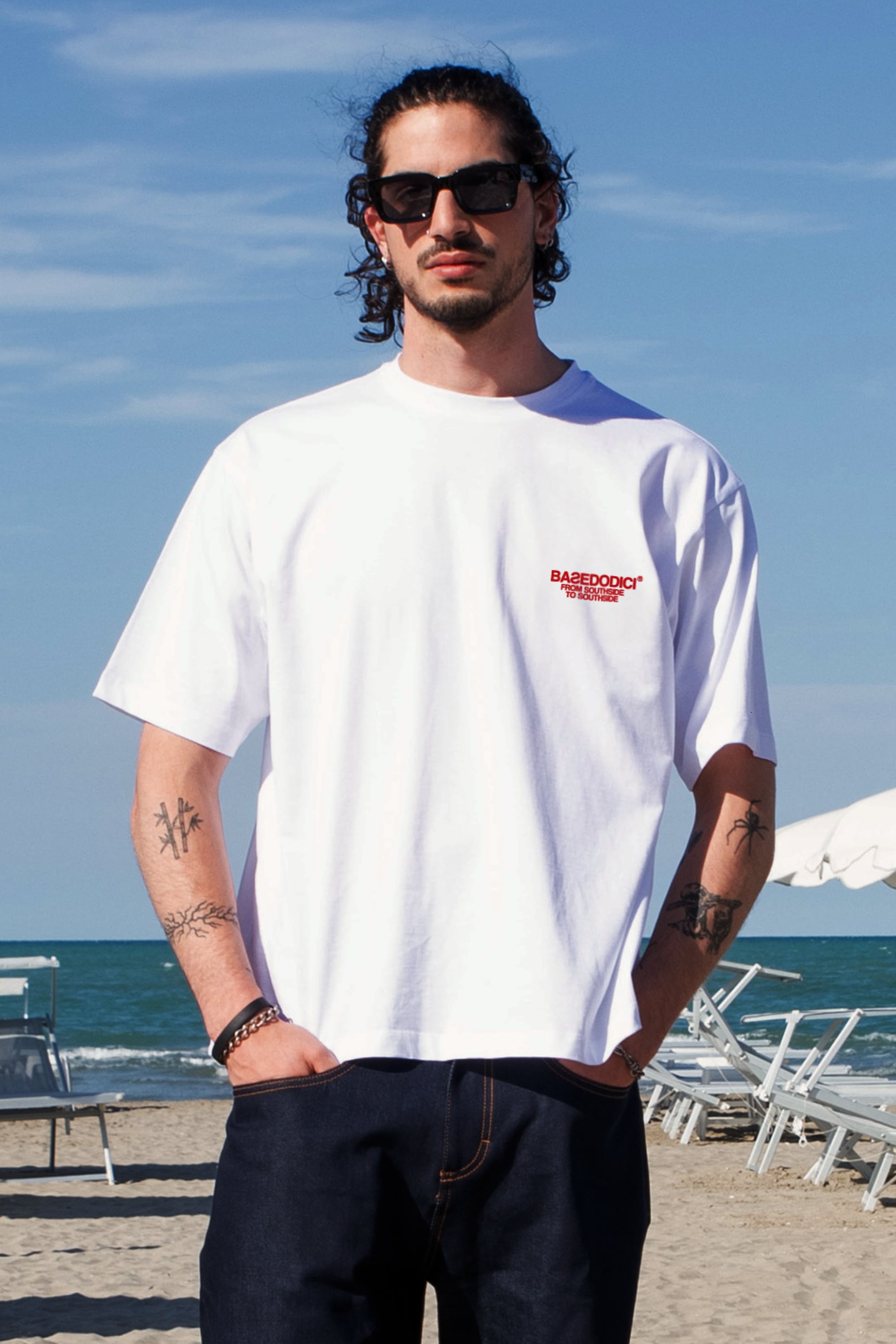 T-Shirt “AMMO” CHI'T'SAP White/Bandana