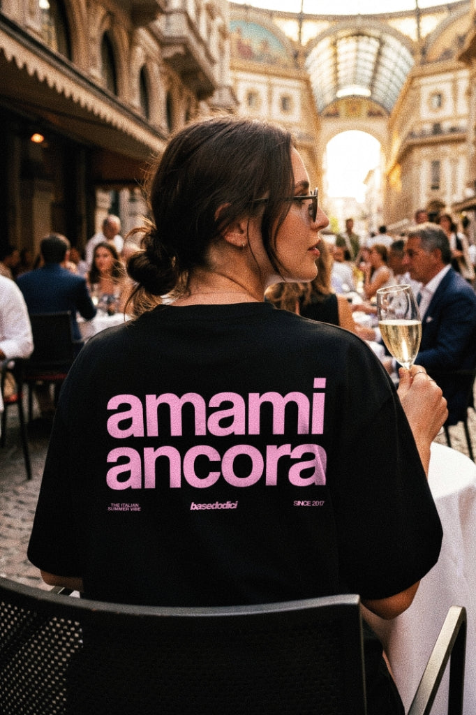 T-Shirt "COPY&PASTE" AmamiAncora Black/Pink