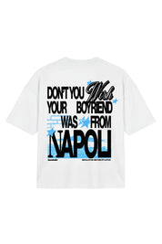 T-Shirt “WISHYOUR” Boyfriend White