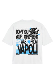 “WISHYOUR” T-Shirt Girlfriend White 