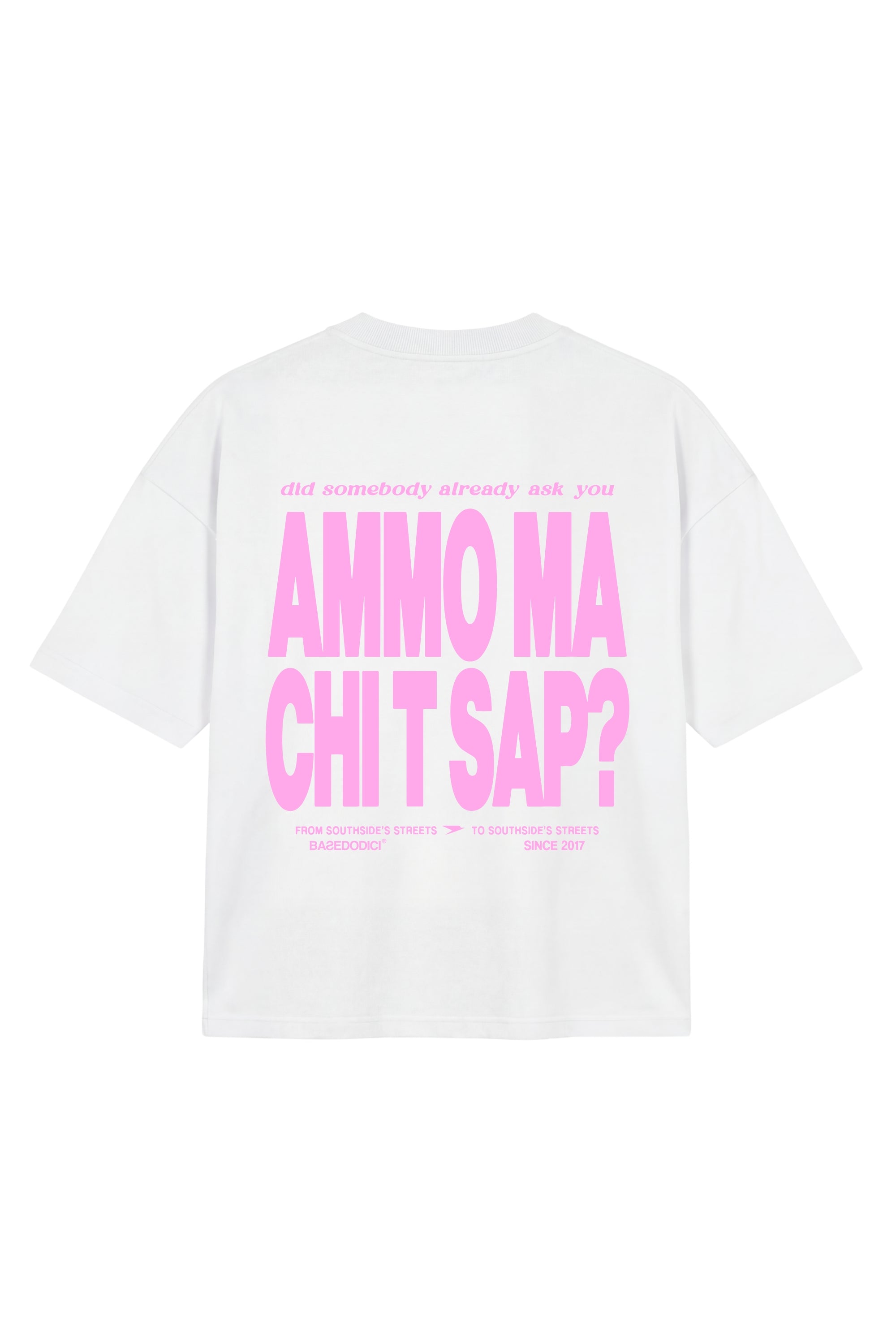 T-Shirt "AMMO" CHI'T'SAP White/Pink