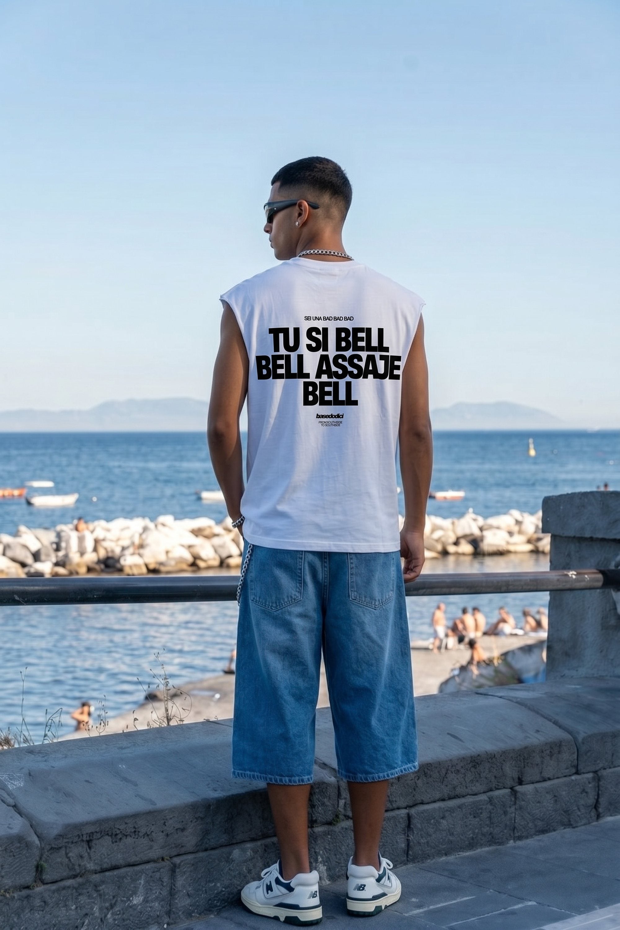 Tank "AMMO COUTURE" TU SI BELL BELL White/Black