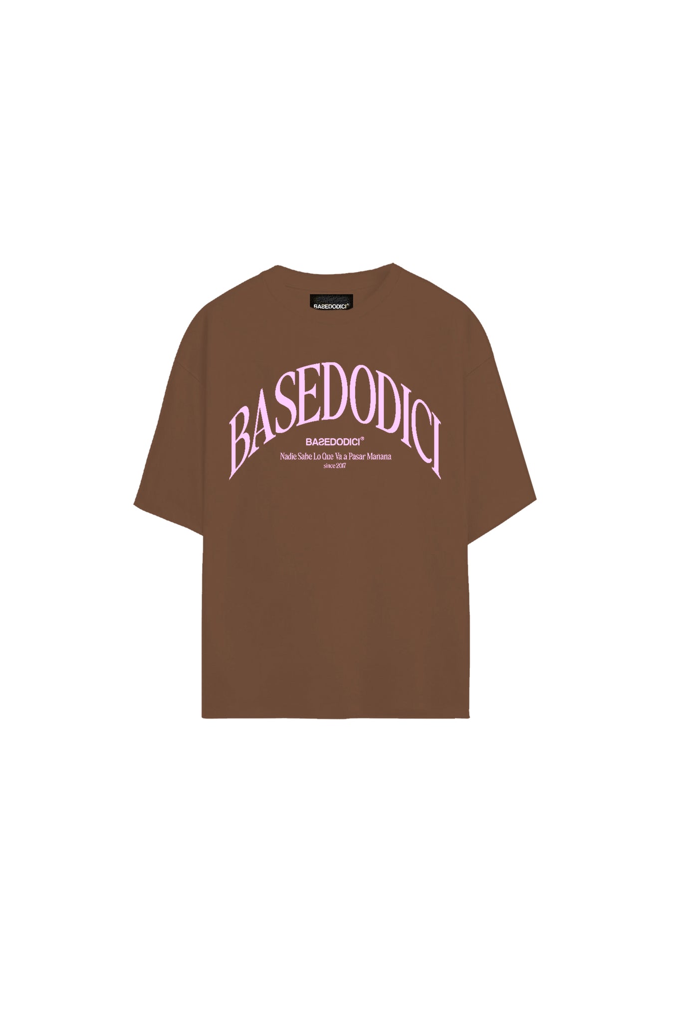 T-Shirt Over “RESORT” Dove Brown