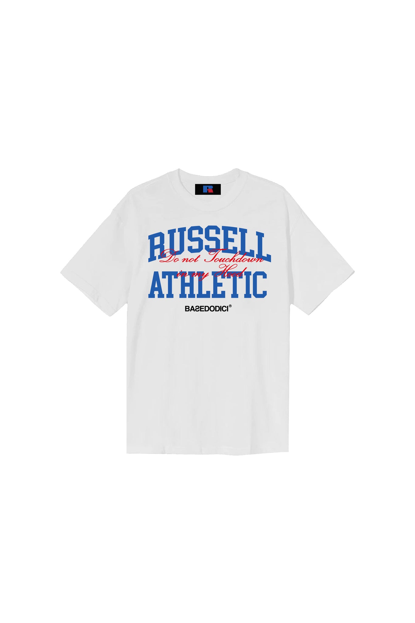 “RUSSELLxBASEDODICI" Touchdown White T-Shirt