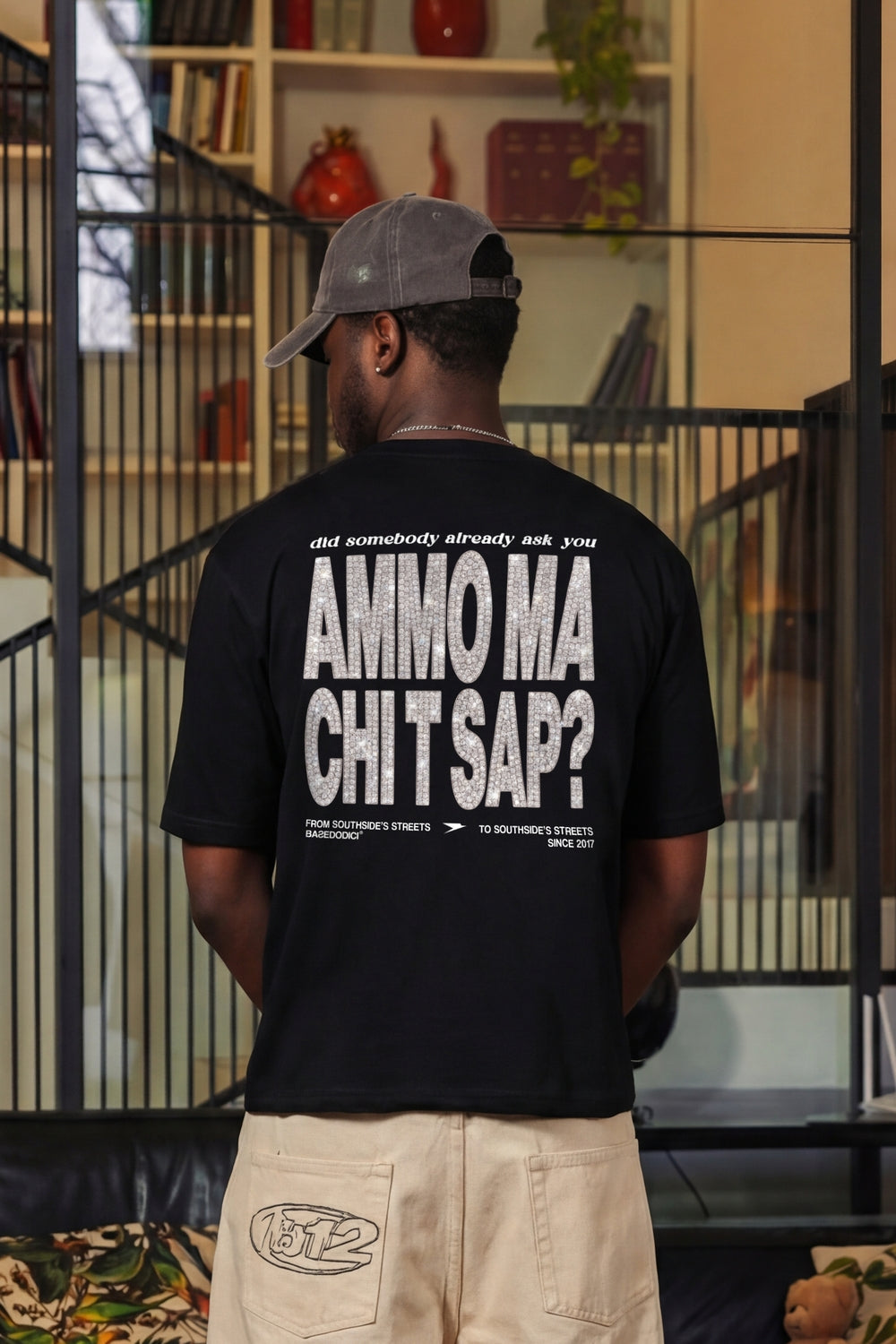 T-Shirt "AMMO" CHI'T'SAP Black/Grillz