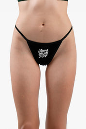 Thong "AMMO" CHI'T'SAP Black/GlitterItalic