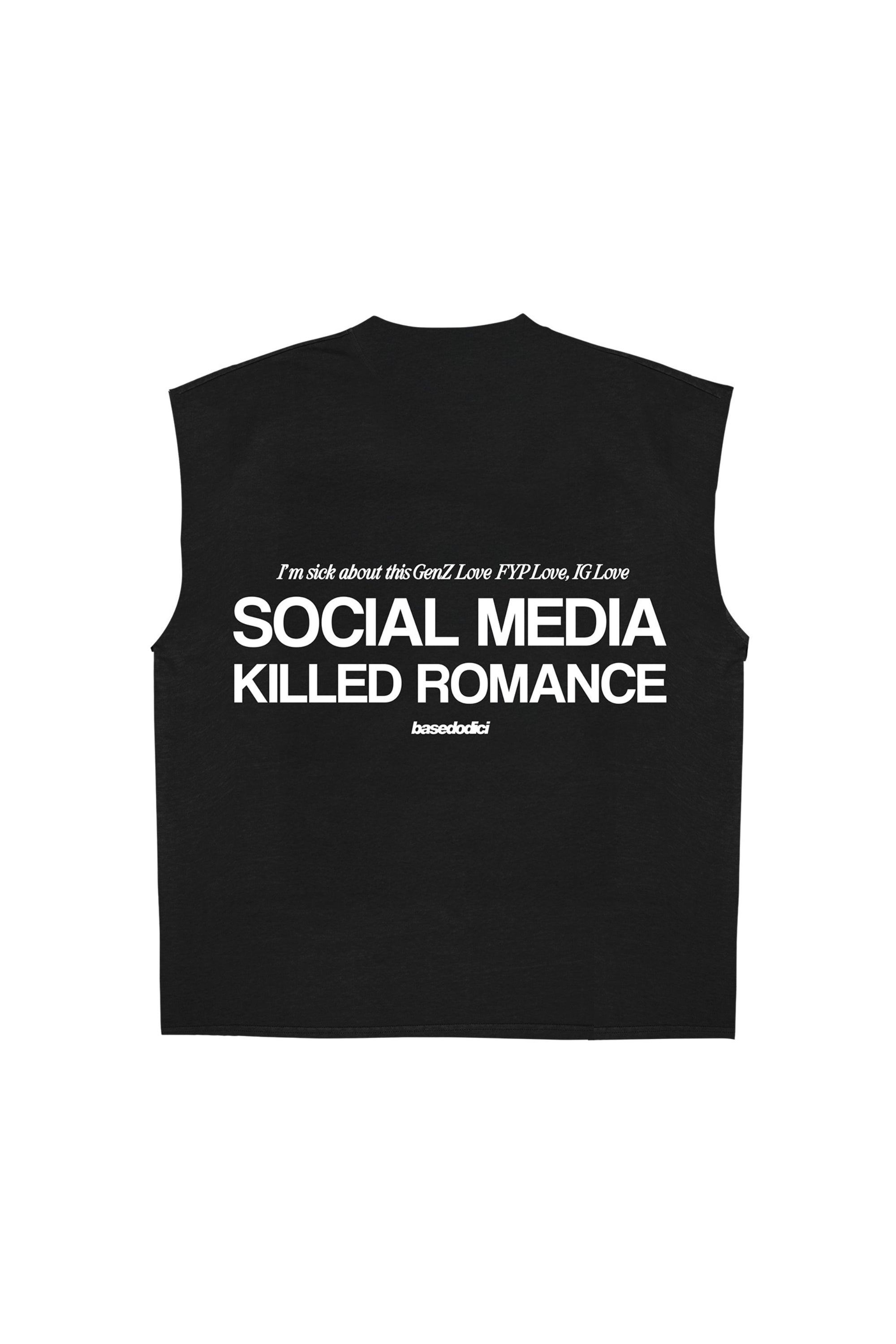 Tank "KILLED ROMANCE" Black